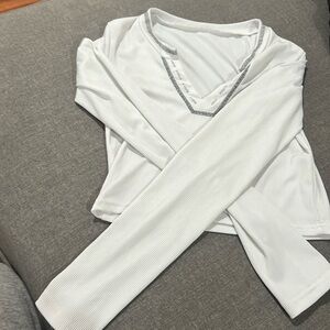 Long sleeve white shirt